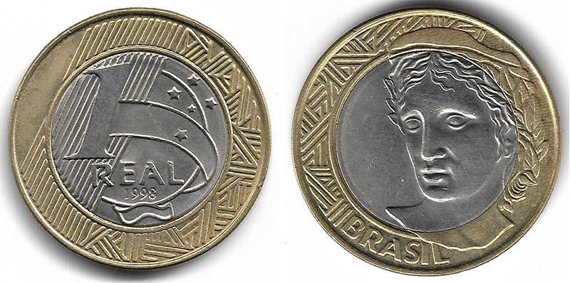 Brazil 1 real, 1998-1999 Km 652